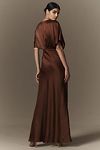 Thumbnail View 2: BHLDN Amelia Deep-V Satin Maxi Dress