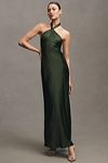 Thumbnail View 1: BHLDN Selma Halter-Neck Satin Maxi Dress