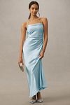 Thumbnail View 1: BHLDN Saylor Cowl-Neck Satin Maxi Dress