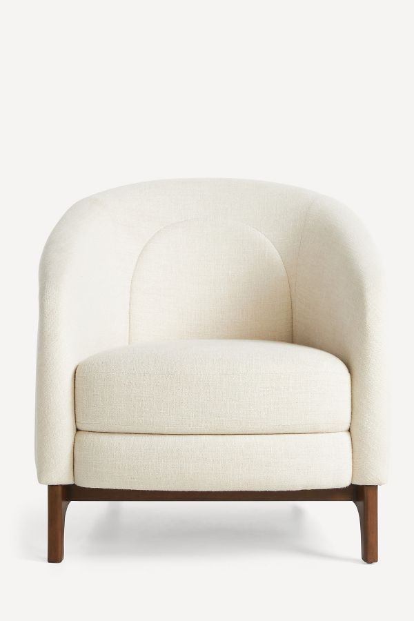 Slide View: 2: Coby Linen Accent Chair