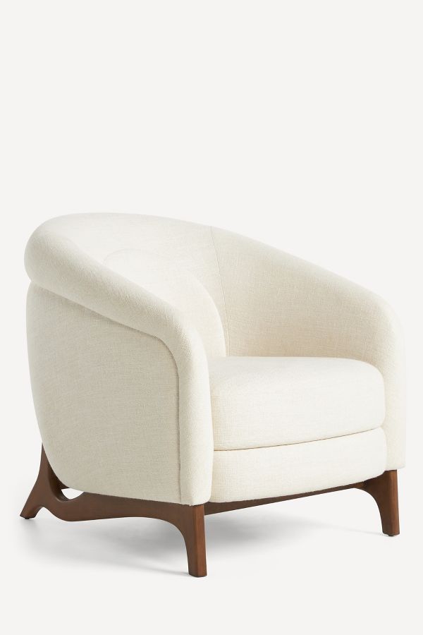 Slide View: 3: Coby Linen Accent Chair