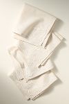 Thumbnail View 3: Benedita Bow Cotton Embroidered Napkins, Set of 4