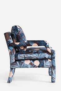 Slide View: 5: Delaney Frederica Velvet Accent Chair