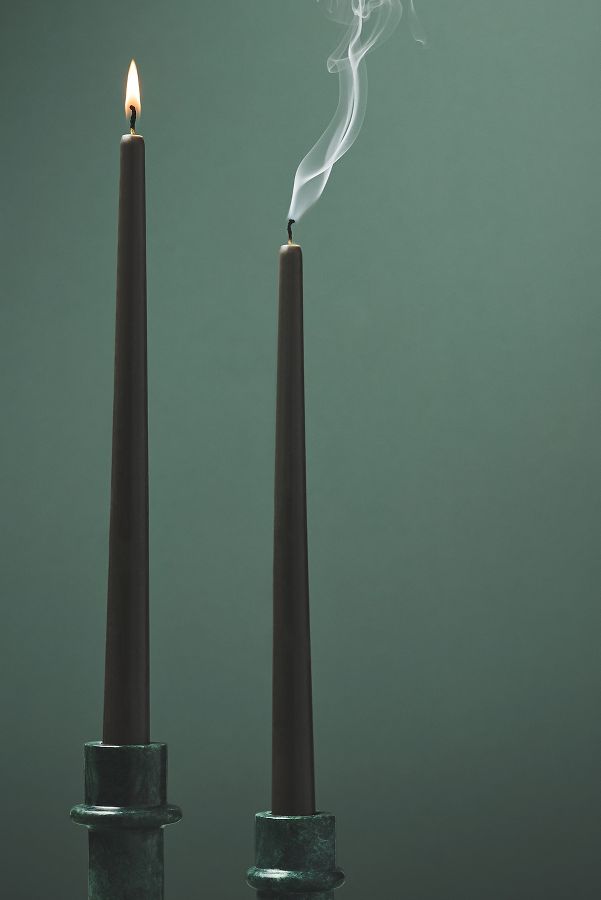 Slide View: 1: Taper Candles, Set of 2