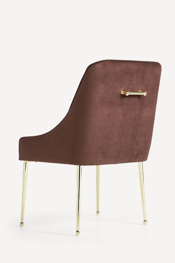 Slide View: 4: Elowen Performance Velvet Dining Chair