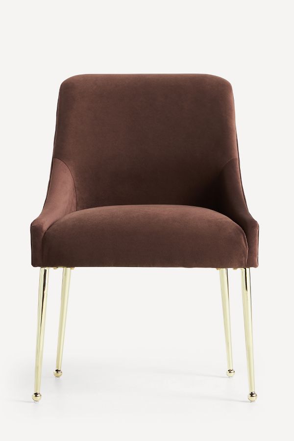 Slide View: 1: Elowen Performance Velvet Dining Chair