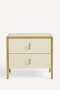 Slide View: 1: Autumn Shagreen Nightstand