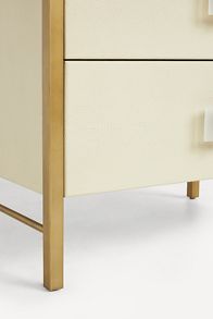 Slide View: 4: Autumn Shagreen Nightstand