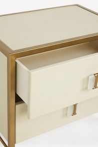 Slide View: 5: Autumn Shagreen Nightstand