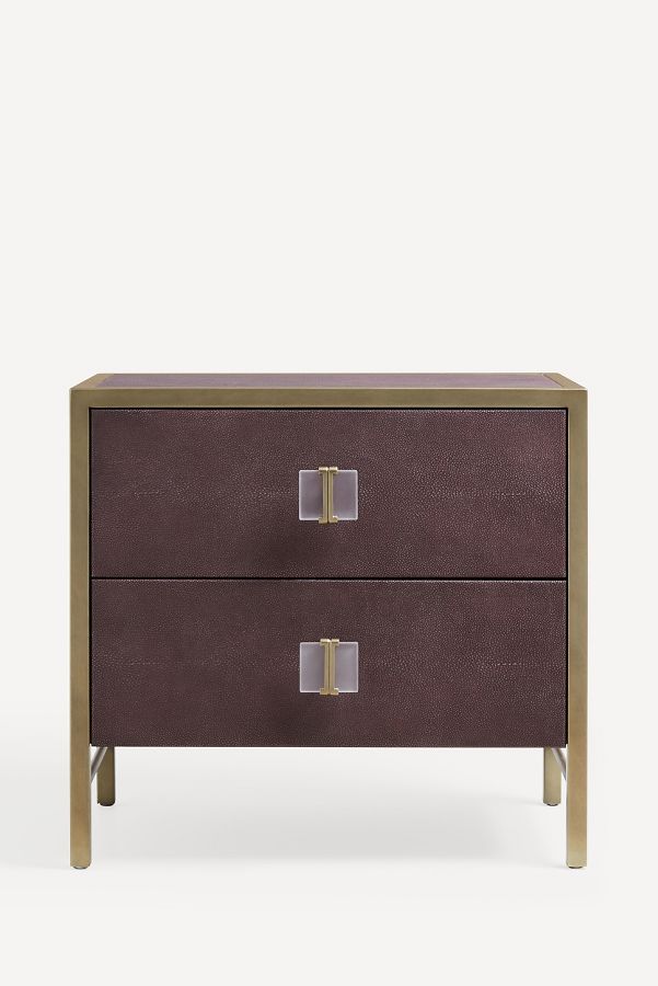 Slide View: 1: Autumn Shagreen Nightstand