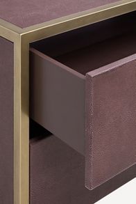 Slide View: 4: Autumn Shagreen Nightstand