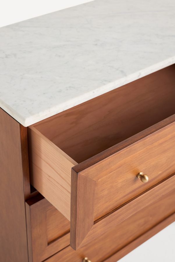 Slide View: 3: Fern Three-Drawer Dresser