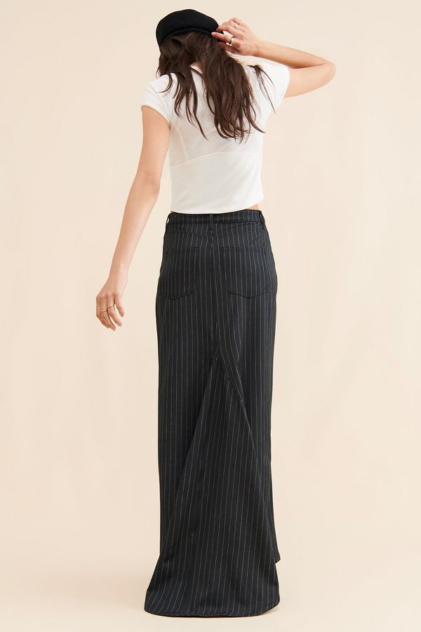 Slide View: 2: AFRM Adriana Pinstripe Skirt