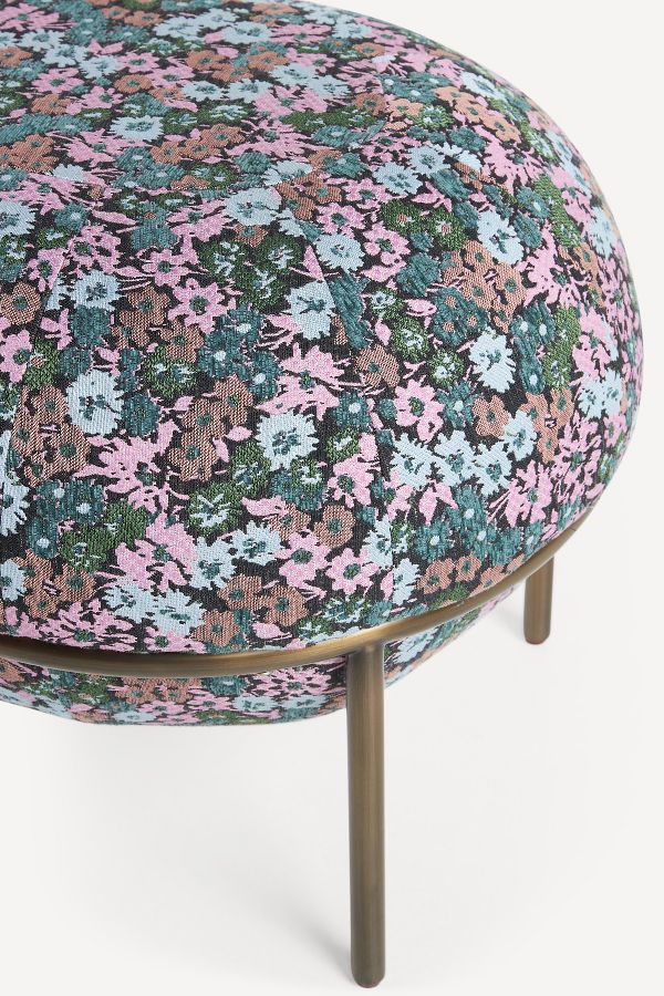 Slide View: 2: 
Frida Cornelia Jacquard Ottoman