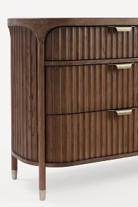 Slide View: 4: Isla Fluted Six-Drawer Dresser