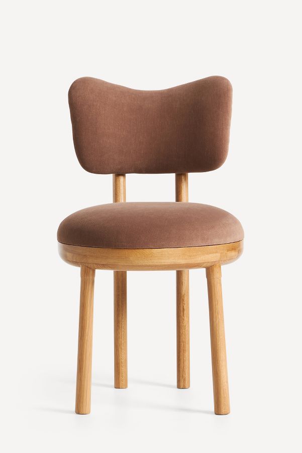 Slide View: 2: 
Irie Velvet Dining Chair