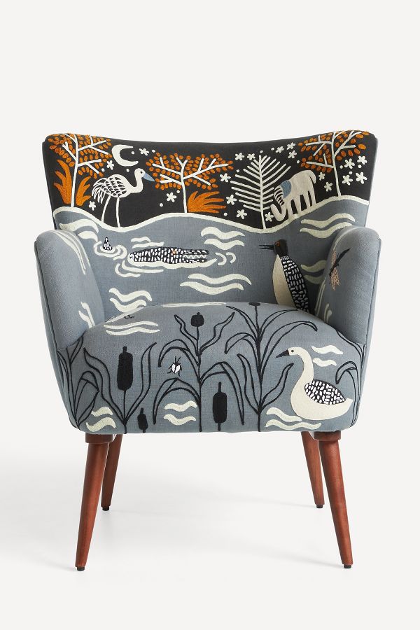 Slide View: 1: Night Lake Petite Accent Chair