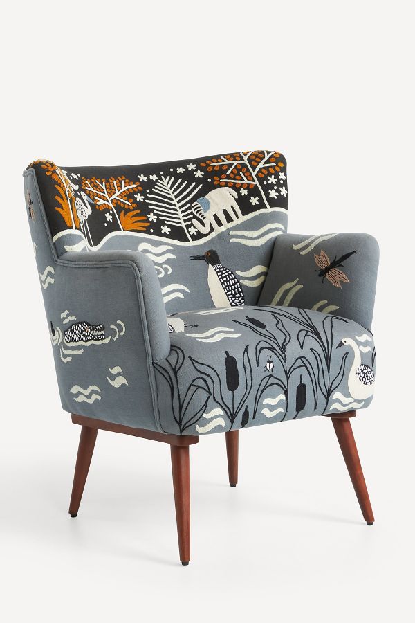 Slide View: 2: Night Lake Petite Accent Chair