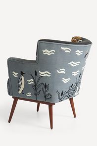 Slide View: 4: Night Lake Petite Accent Chair