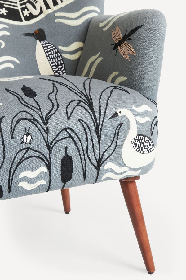 Slide View: 6: Night Lake Petite Accent Chair