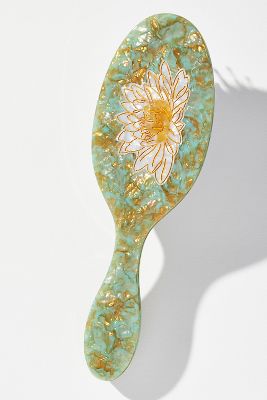 Solar Eclipse Handpainted Acetate Hair Brush