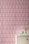 Thumbnail View 1: Ellen Merchant Pink Floral Wallpaper