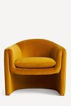 Thumbnail View 1: Sculptural Performance Velvet Occasional Chair