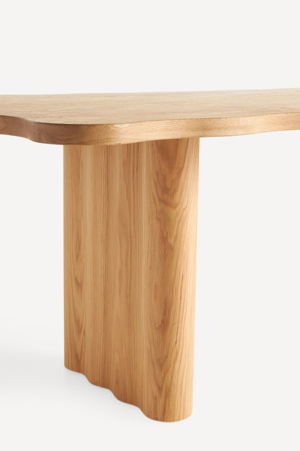 Slide View: 4: Caldwell Rectangular Oak Dining Table