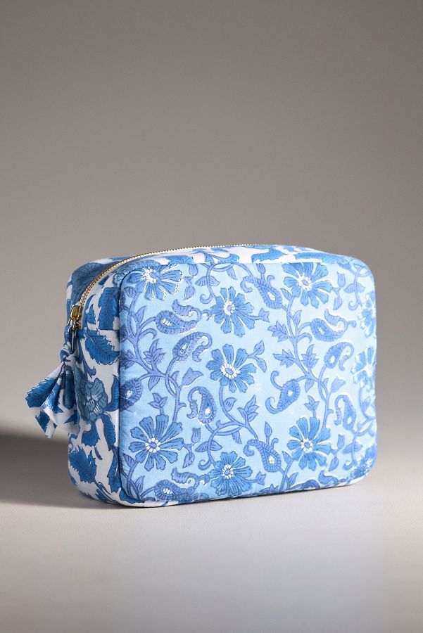 Slide View: 1: By Anthropologie Printed Cosmetic Bag