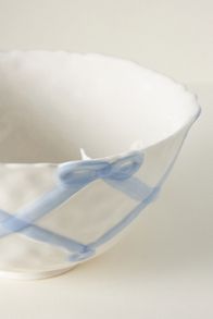 Slide View: 2: Benedita Bow Ceramic Stoneware Serve Bowl