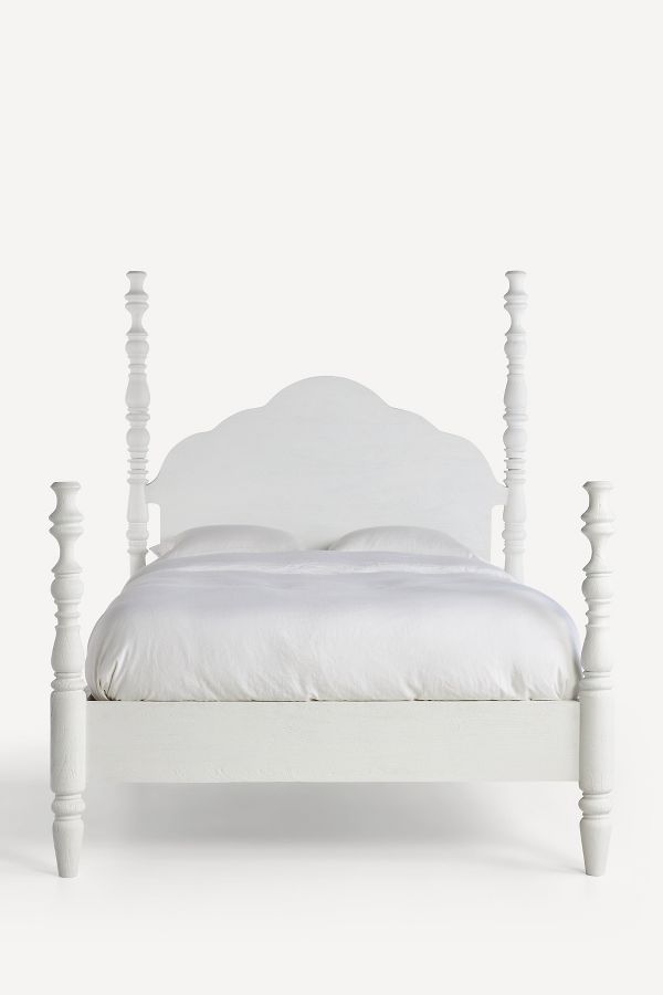 Slide View: 2: Spindle Four-Poster Bed