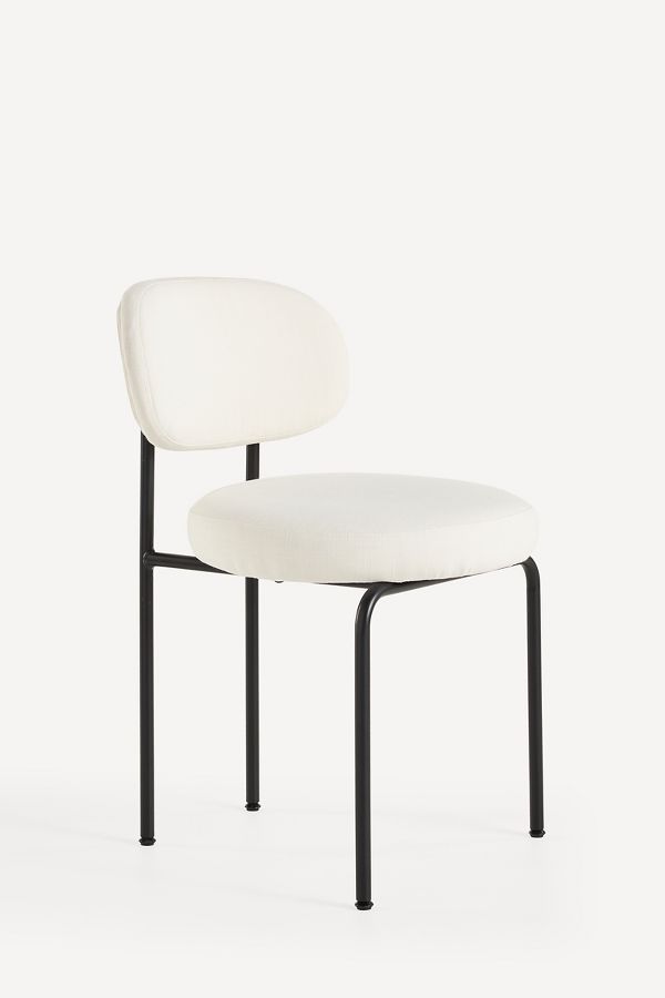 Slide View: 2: Tashi Performance Linen Dining Chair