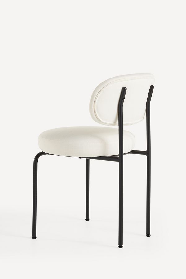 Slide View: 4: Tashi Performance Linen Dining Chair