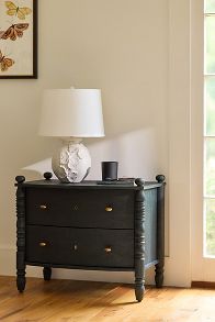 Slide View: 1: Spindle Nightstand