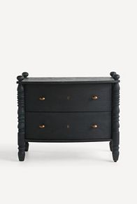 Slide View: 2: Spindle Nightstand