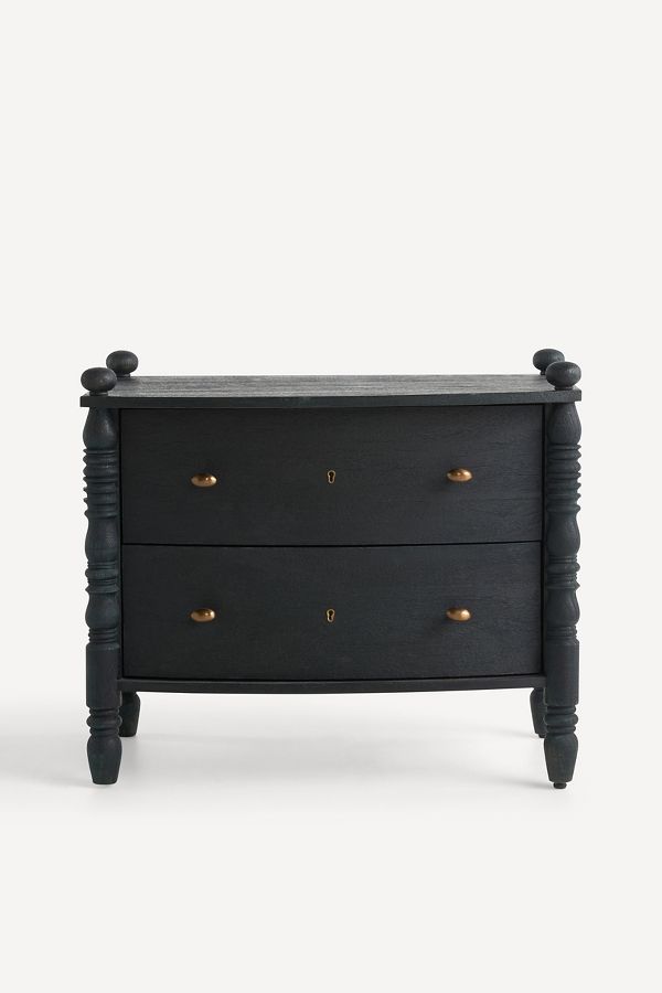 Slide View: 2: Spindle Nightstand