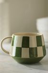 Thumbnail View 1: Checkered Stoneware Mug