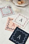 Thumbnail View 1: Monogram Cotton Cocktail Napkins, Set of 4