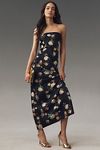 Thumbnail View 1: BHLDN Mia Strapless Satin Column Maxi Dress