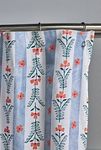 Thumbnail View 3: Lanie Printed Cotton Slub Shower Curtain