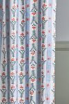 Thumbnail View 4: Lanie Printed Cotton Slub Shower Curtain