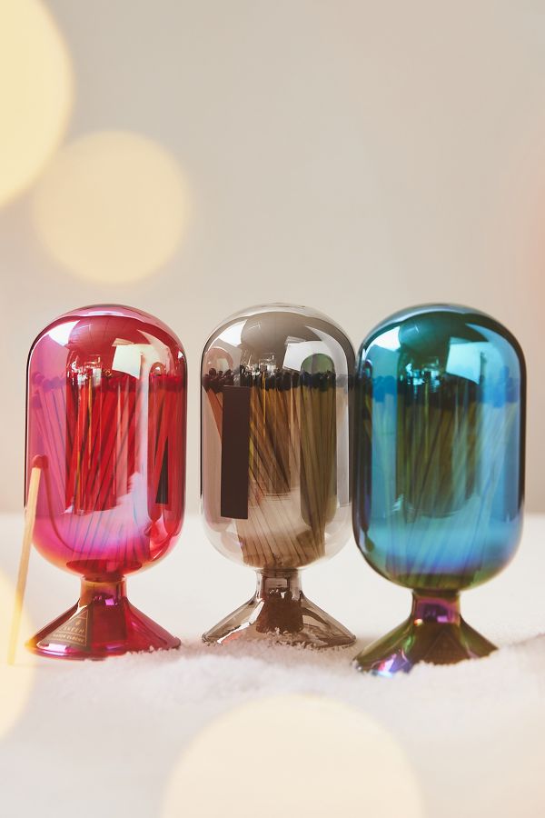 Slide View: 2: Skeem Iridescent Glass Match Cloche