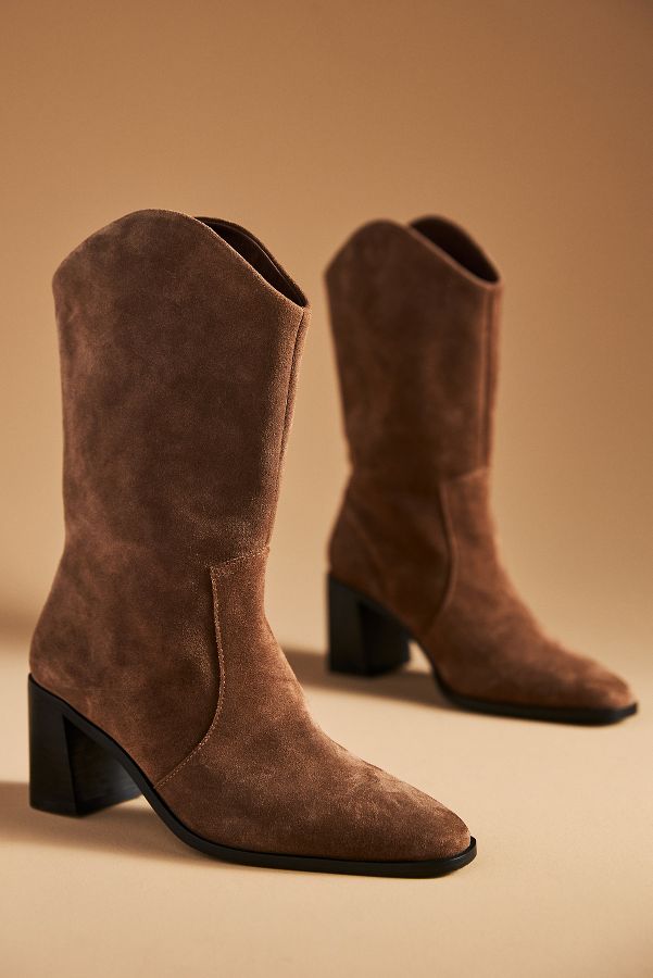 Slide View: 2: Intentionally Blank Heeled Boots