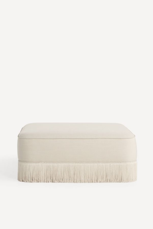 Slide View: 1: Sinclair Fringe Ottoman