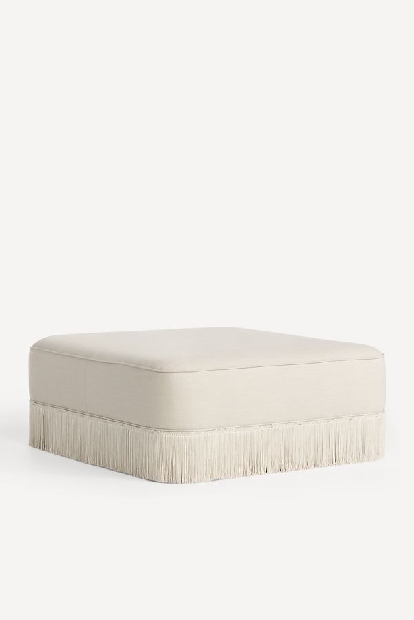 Slide View: 2: Sinclair Fringe Ottoman