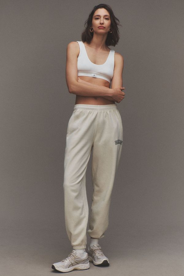 Slide View: 1: By Anthropologie Weddings Bride Jogger Sweatpants