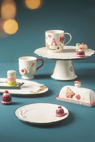 Slide View: 2: Holifaye Ceramic Stoneware Cake Stand