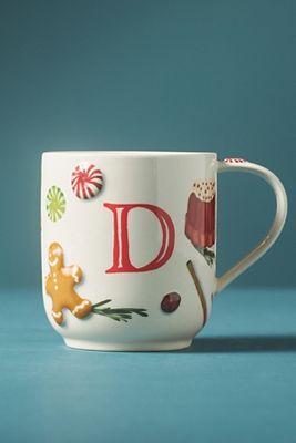 Holifaye Stoneware Monogram Mug