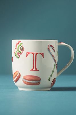 Holifaye Stoneware Monogram Mug