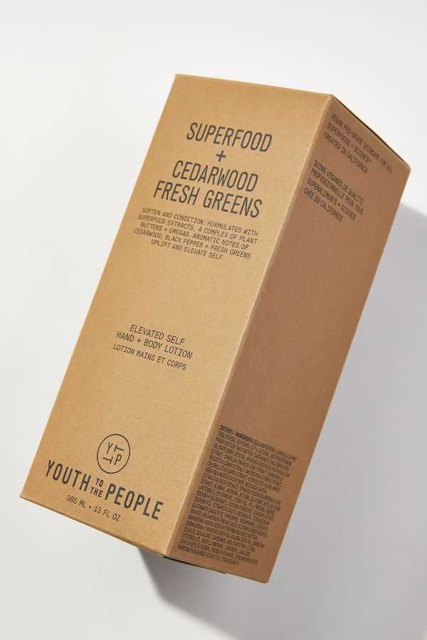 Slide View: 2: Youth To The People Superfood Hand + Body Lotion with Plant Butters